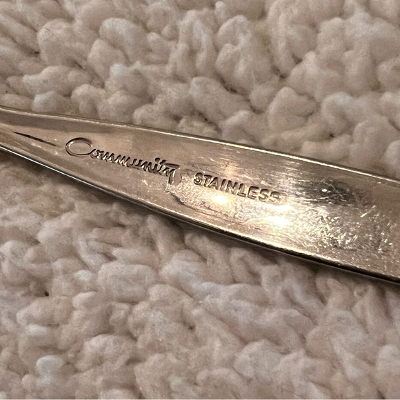 Oneida Community Venetia Stainless Flatware Silverware Spoons Forks 6 piece - Picture 7 of 7